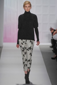 printed tibi pants fall 2012