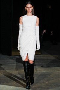 alexander wang fall 2012 white dress